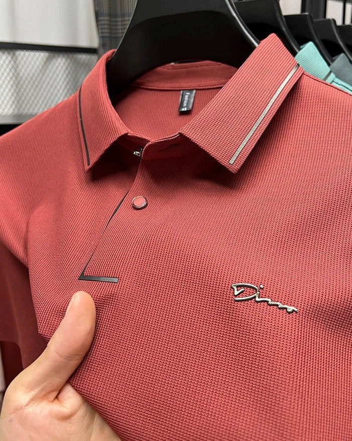 Men's Polo Shirt, Casual in Red