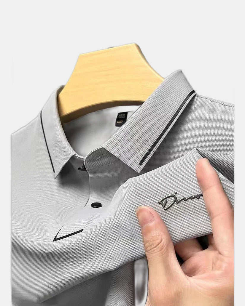 Men's Polo Shirt, Casual in Gray