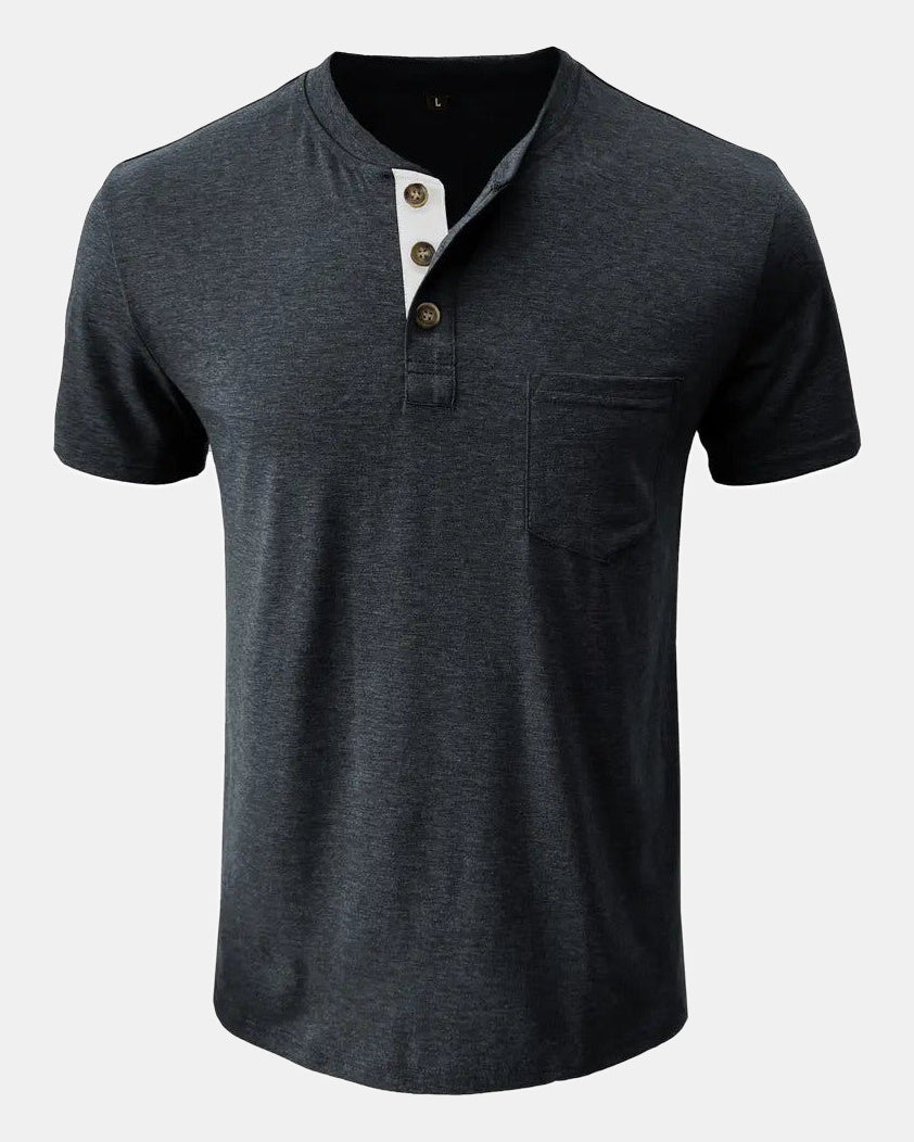 Men's Cotton T-Shirt in Gray