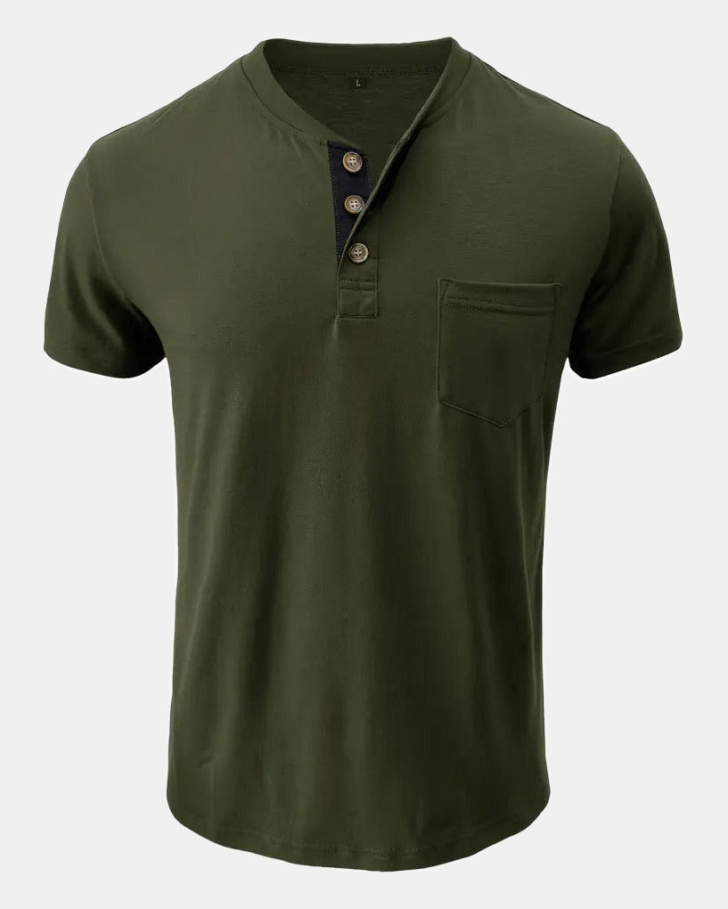 Men's Cotton T-Shirt in Light Green