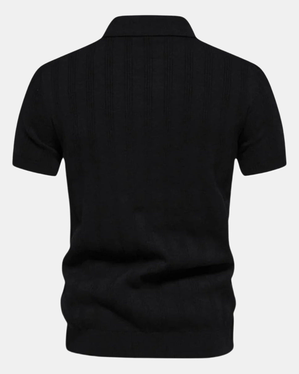 Men's Polo Shirt, Beige and Blue
