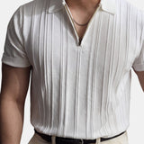 Sintra Ribbed Quarter-Zip Polo