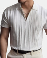 Sintra Ribbed Quarter-Zip Polo