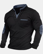 Men's Sweater, V-Neck, Gray and Green