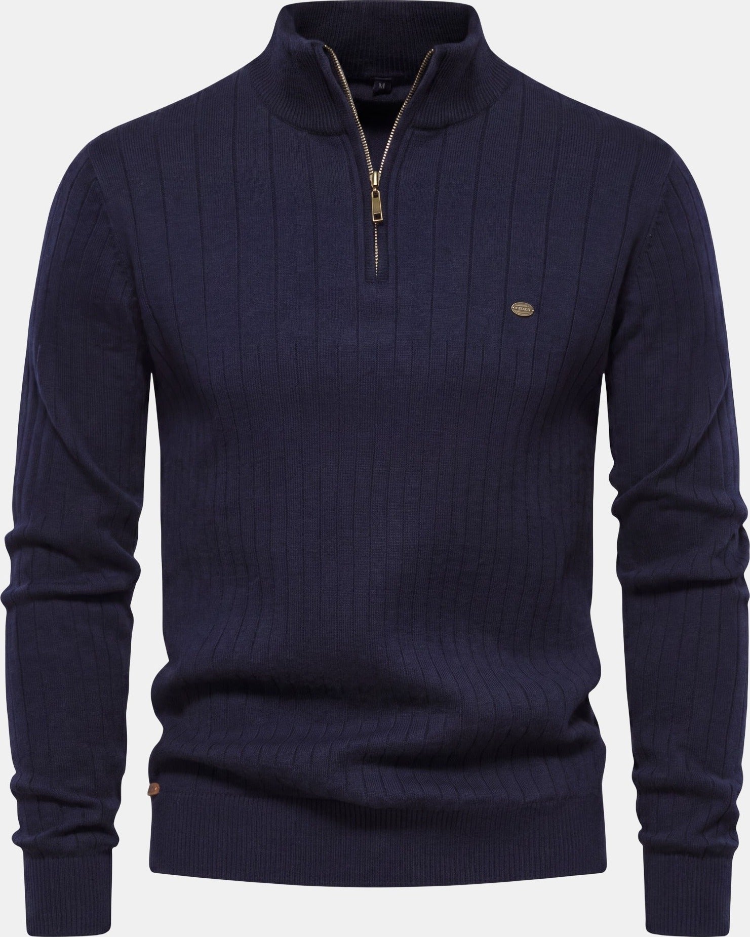 Friedbert Men's Shirt Comfort Navy, photo studio