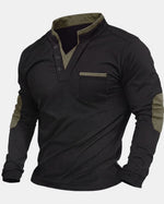 Men's Sweater, V-Neck, Gray and Green
