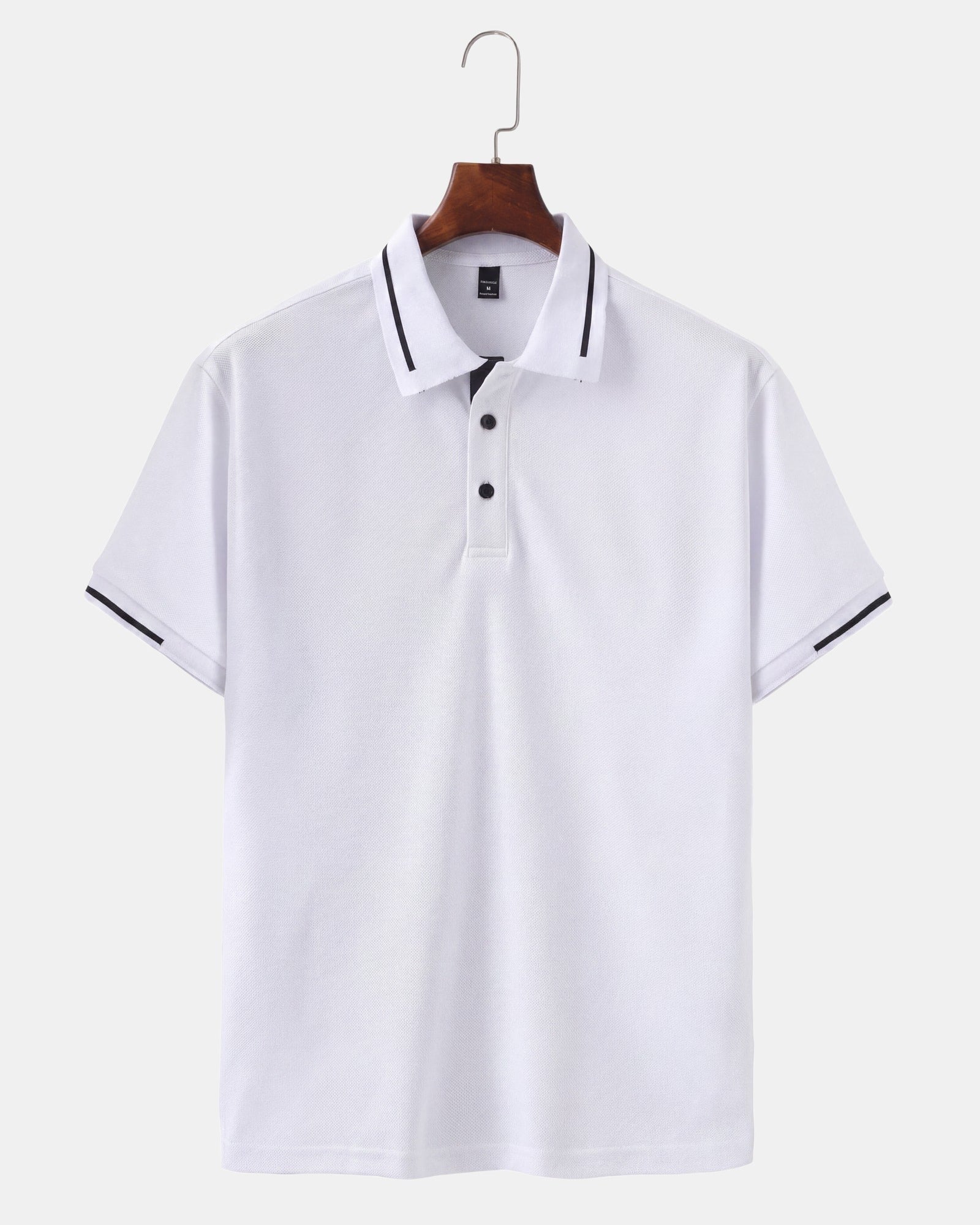 Dario Men's Polo Shirt, Workdays in White