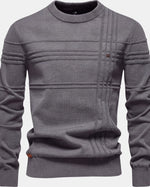 Burkhard Men's Knit Sweater, Plaid