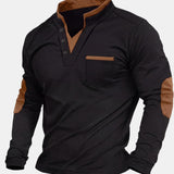 Men's Sweater, V-Neck, Gray and Green