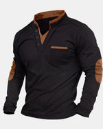 Men's Sweater, V-Neck, Gray and Green