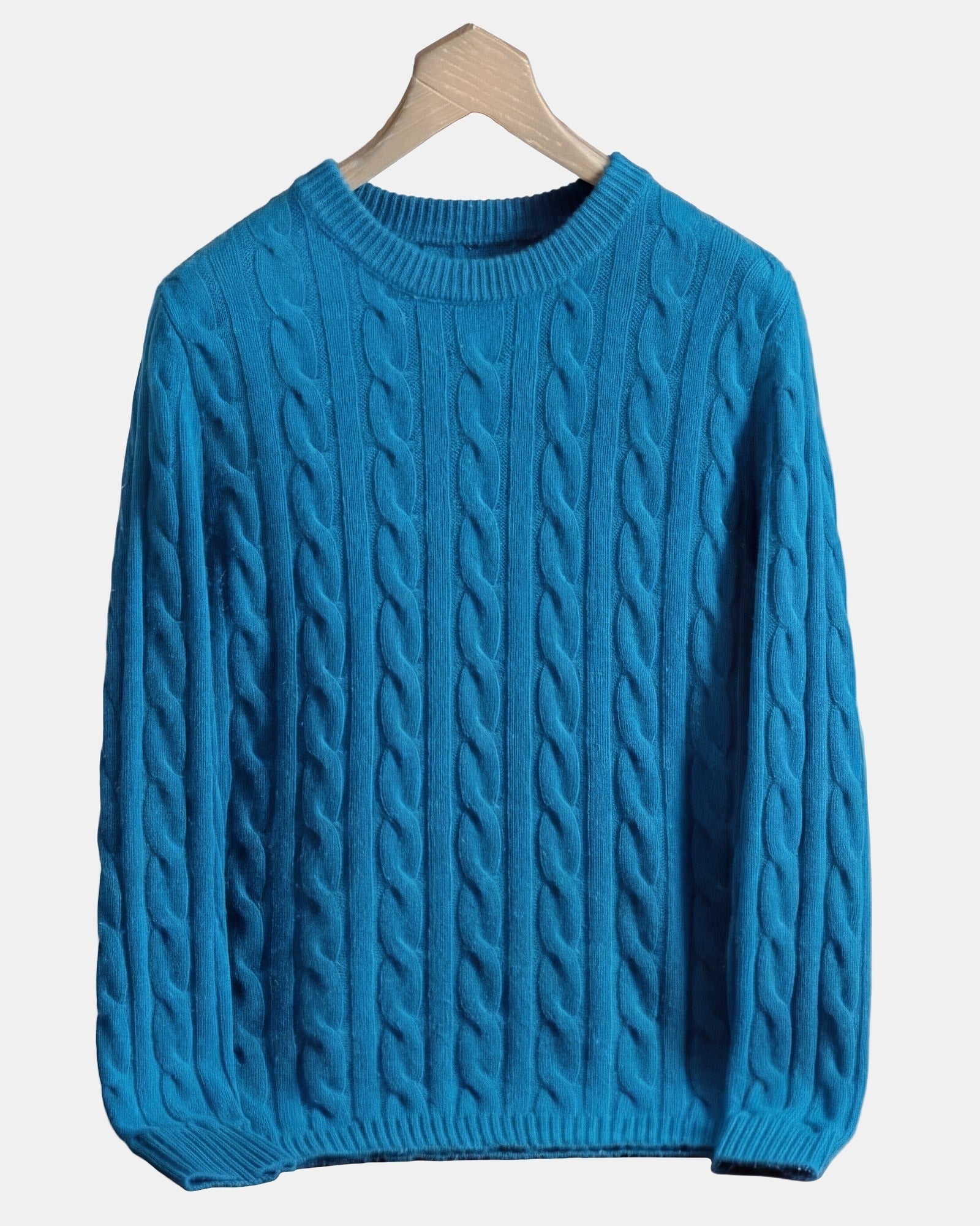 Men's Cashmere Sweater Barts Patterned Navy, photo studio