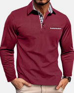Men's Polo Shirt, Long Sleeve