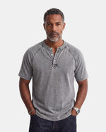Nicholas - Vintage Button T-Shirt for Men