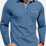 Men's Polo Shirt, Long Sleeve