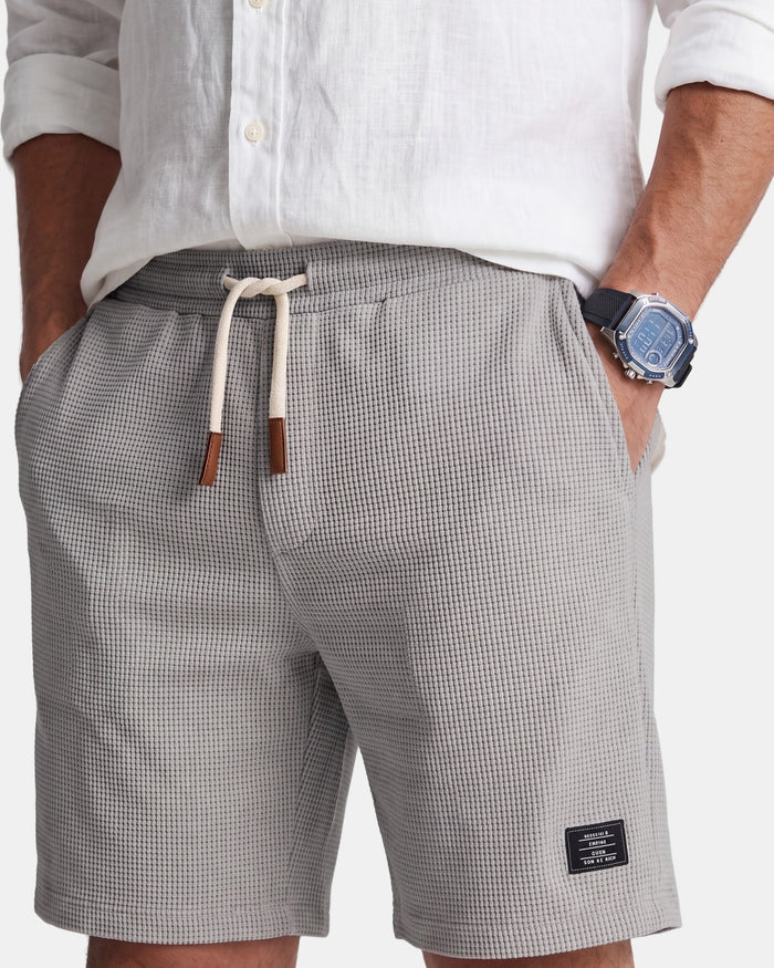 Timothy - Casual Textured Knit Shorts