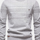 Burkhard Men's Knit Sweater, Plaid