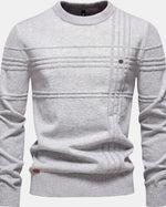 Burkhard Men's Knit Sweater, Plaid