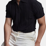 Sintra Ribbed Quarter-Zip Polo