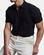 Sintra Ribbed Quarter-Zip Polo