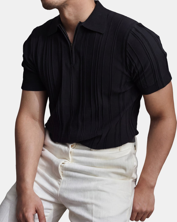 Old Men's Cotton Polo Shirt, Money