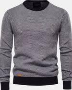 Steinmann Men's Cotton Sweater, Diamond