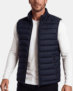 Men's Vest, Navy Down