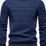 Burkhard Men's Knit Sweater, Plaid