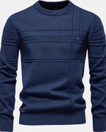 Burkhard Men's Knit Sweater, Plaid