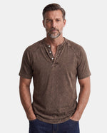 Lucas - Vintage Button T-Shirt for Men