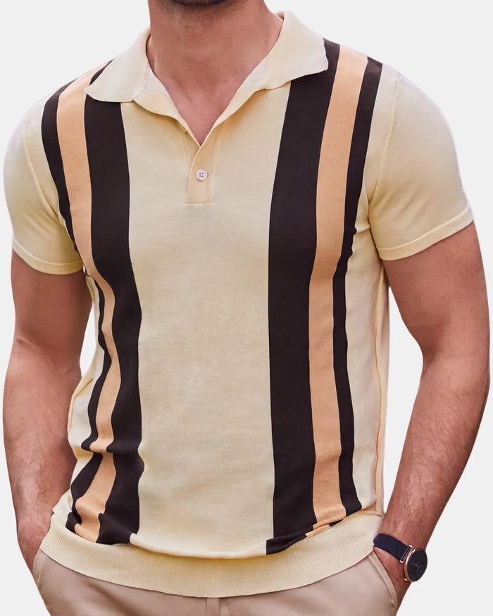 Tadeáš Men's Polo Shirt, Contrasting Details