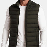 Dark Men's Vest, Green Down