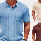 Abu Dhabi Textured Knit Polo