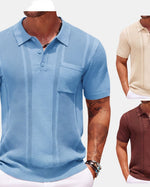 Abu Dhabi Textured Knit Polo