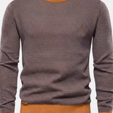 Steinmann Men's Cotton Sweater, Diamond