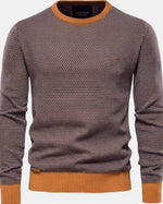 Steinmann Men's Cotton Sweater, Diamond