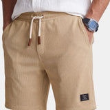 Theodore - Casual Textured Knit Shorts
