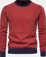 Steinmann Men's Cotton Sweater, Diamond