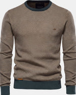 Steinmann Men's Cotton Sweater, Diamond