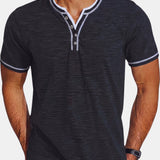 Nice Tipped Henley Tee