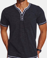 Nice Tipped Henley Tee