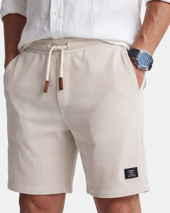 Archie - Casual Textured Knit Shorts