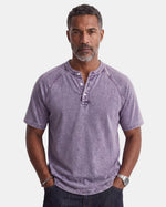 Gavin - Vintage Button T-Shirt for Men