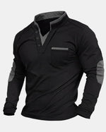 Men's Sweater, V-Neck, Gray and Green