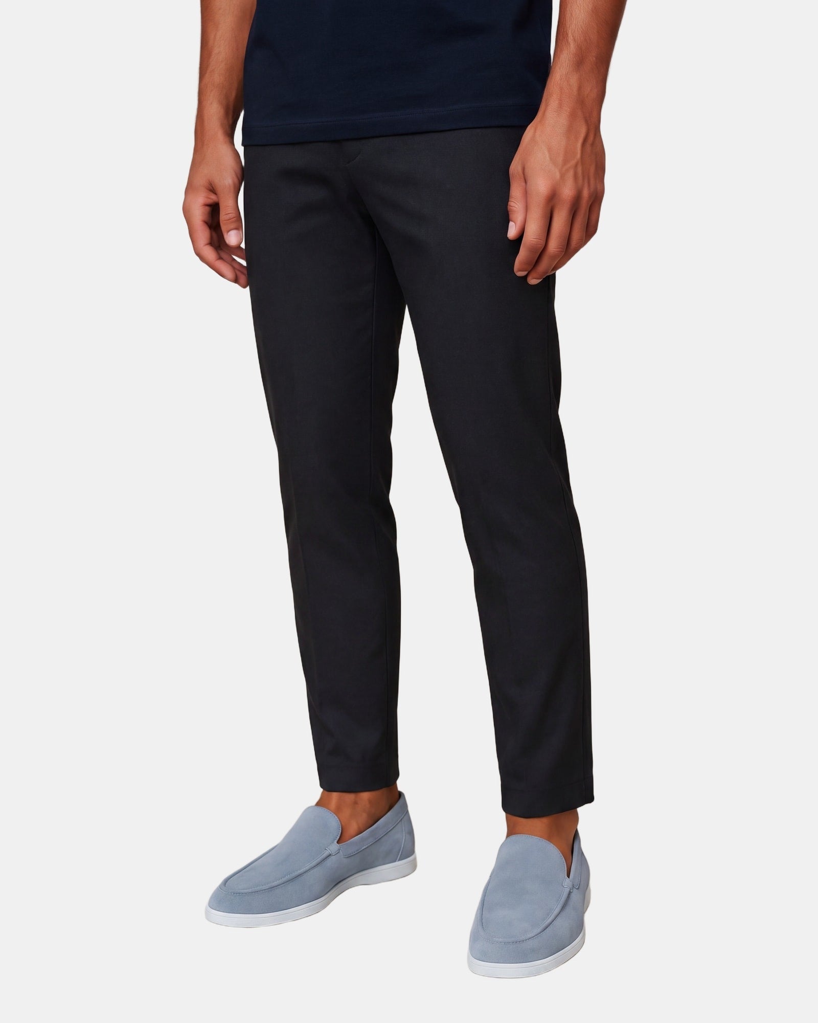 Freddie - Premium Suede Loafer Blue Blue, photo studio