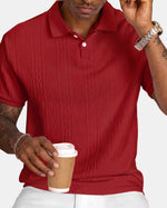 Sardinia Cable Knit Polo