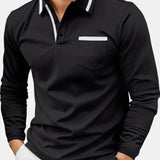 Vail Tipped Long-Sleeve Polo