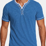 Nice Tipped Henley Tee
