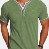 Nice Tipped Henley Tee