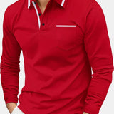 Vail Tipped Long-Sleeve Polo