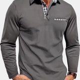 Men's Polo Shirt, Long Sleeve